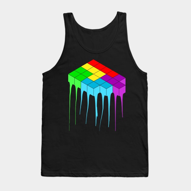 Tetris Melt 3 Tank Top by Shrenk